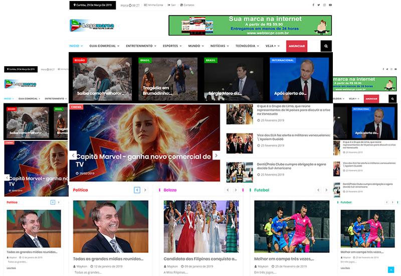 Webtec News 12 - 12 - Portal de notícias para venda de banners, assinatura mensal e guia comercial