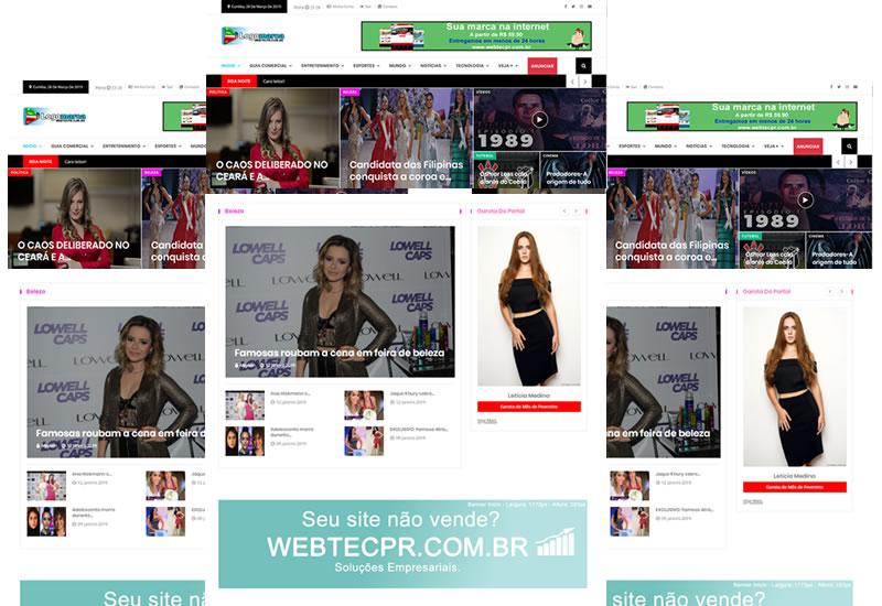 Webtec News 12 - 2 - Portal de notícias pronto com guia comercial, produtos, cupons, eventos, votos