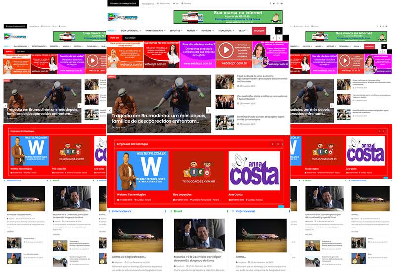 Webtec News 12 - 25 - Venha para o mundo digital - criação de sites blog - blog e eventos