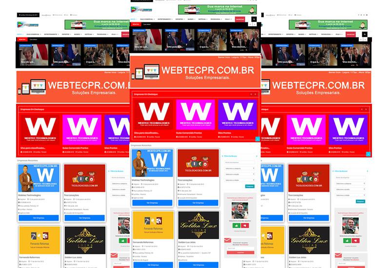 Webtec News 12 - 69 - Temas para guia comercial - templates para guia comerciais - html5 para guia