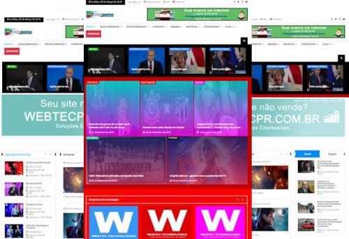 Webtec News 12 - 3 - Site pronto para notícias e guia comercial mega site o mais completo do mercado