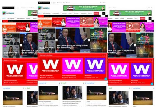 Webtec News 12 - 33 - Montar site de notícias - publicar notícias - R7, globo, exame, olx, guia site