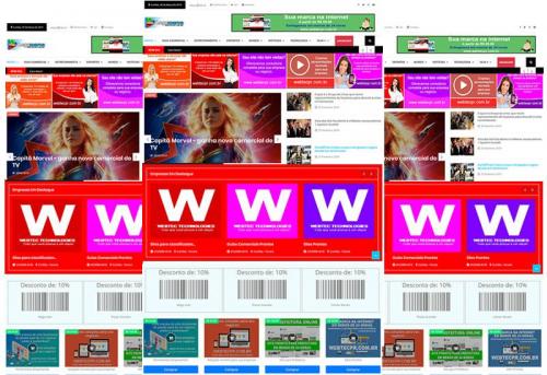 Webtec News 12 - 37 - Site pronto para notícias e guia comercial - classificados - agenda de eventos